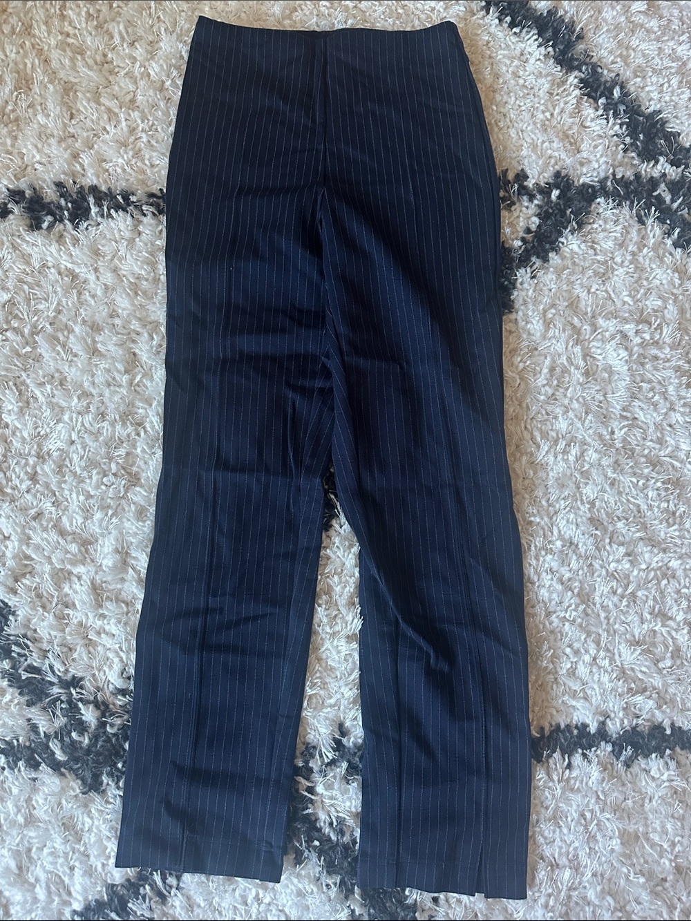 Lysse New York Navy Pinstripe Dress Pants